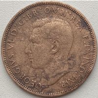 Великобритания 1 пенни 1938 г.