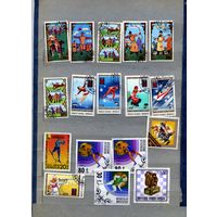 МОНГОЛИЯ, 1972.  СПОРТ  СБОРНЫЙ ЛОТ