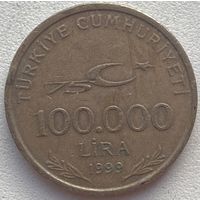 Турция 100000 лир 1999 г.
