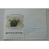 1983, 1990, ХНМК, Горинов К., Маммиллярия, из серии "Цветущие кактусы".