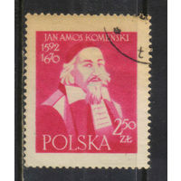 Польша ПНР 1957 300 летие книги Великая дидактика Яна Амоса Коменского #1041