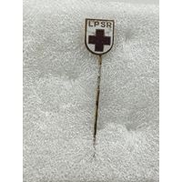 Знак Общества Красного Креста Латы. ССР.