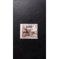 ИСПАНИЯ \н9\ 1937 BAENA. Надпечатка. гражданская война
