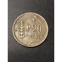 20 санти 1925 года. Хорошее состояние! С 1 рубля