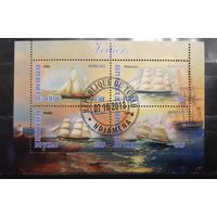 Чад. 2013 год. Флот. Парусники. Блок (945)