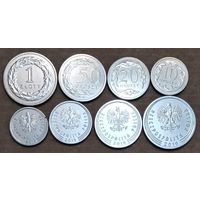 Польша, 10, 20, 50 грошей и 1 злотый 2019 г. МАГНИТНЫЕ. Редкость