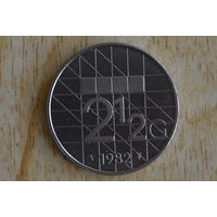 Нидерланды 2 1/2 гульдена 1982