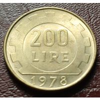 Италия 200 лир, 1978    ( 1-,4-1 )