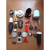 Сборный лот различных бытовых предметов. С рубля.