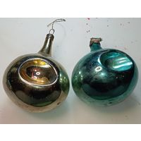 Ёлочные  игрушки ,  Шары , из СССР . С рубля