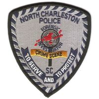 Нарукавный знак судебно-медицинского эксперта полиции на месте преступления, Северный Чарльстон, штат Южная Каролина,США