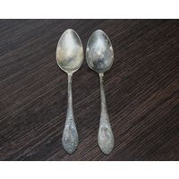 Ложки столовые мельхиоровые, из СССР, клеймо МНЦЦ- 4р 00к.