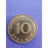 Германия ФРГ 10 пфеннигов 1990 A