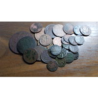 Монеты для опытов/ 30шт с 0,05 копеек