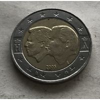 Бельгия 2 евро 2005 - Бельгийско-Люксембургский экономический союз - нечастая!