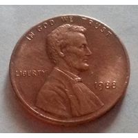 1 цент США 1988, 1988 D