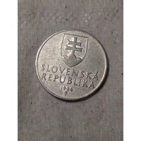 10 геллеров  Словакия 1994 год