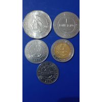 Боливия набор монет 5 штук 2016-2018
