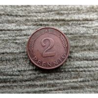 Werty71 ФРГ 2 пфеннига 1991 А A
