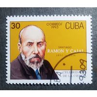 Марка Куба 1993 Рамон Кахаль