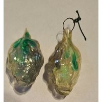 Елочные мини игрушки Виноград из теребовлянского набора Малютка