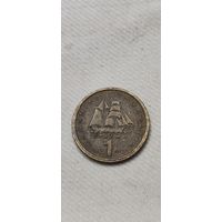 Греция 1 драхм 1980