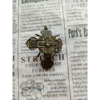 Старый крестик штурвал нательный