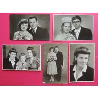 Фото "Портреты", Польша, 1940-1950-е гг., 5 шт.