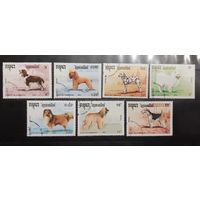 Камбоджа. 1990 год. Фауна. Собаки (593)