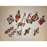 Ёлочные игрушки стеклярус 1шт