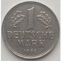 Германия 1 марка 1966 г. F