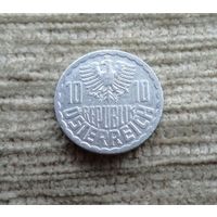 Werty71 Австрия 10 грошей 1987 орёл