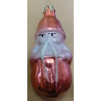 Елочная игрушка СССР. Казак. Нечастая. Красная