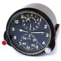 Авиационные бортовые часы АЧС-1М (1976 г.) Вариант К (без радиации)