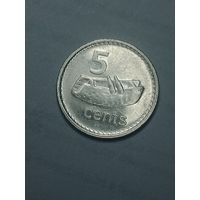 Фиджи 5 центов 2010 года .
