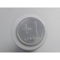 1 цент Литва 1991 год  лот 42