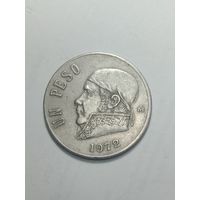 Мексика 1 песо  1972 года .