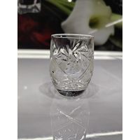 Хрустальная, винтажная рюмка, СССР.