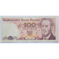 Польша 100 злотых 1986