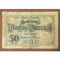 Нотгельд 50 пфеннигов 1920 год. Легниц. Веймарская республика