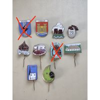 Значки тяжёлые горячая эмаль