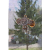 Игрушка на елку "Чебурашка" пластик