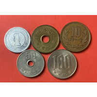 Япония, 5 монет