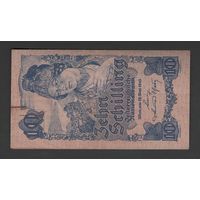 Австрия 10 шиллингов 1945 года. Тип Р-114. Номер 057016. Состояние XF