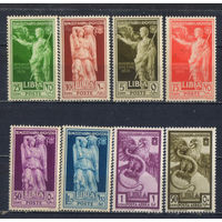 Италия Колонии Ливия 1938 2000 летие императора Августа Полная #89-96**