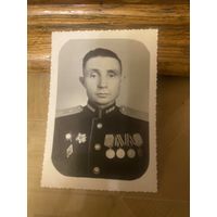 Фото майора-артиллериста с орденом ООВ 1 ст.! Участник ПАРАДА ПОБЕДЫ в 1945 году