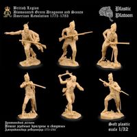 Набор Британских Драгунов Plastic Platoon
