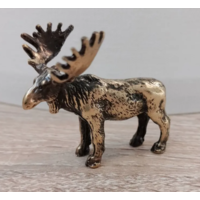 Статуэтка миниатюра Лось Бронза