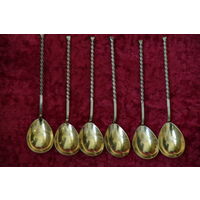 Ложки мельхиоровые  чайные  14 см   А 7