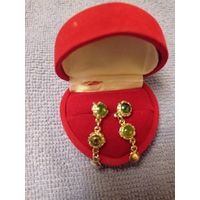 Серьги сережки хамелеоны